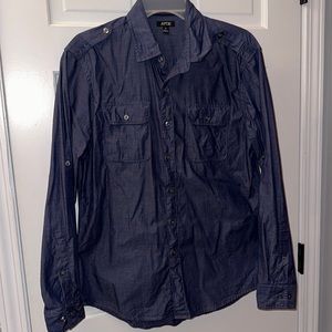 APT. 9 Dark Blue Button Down